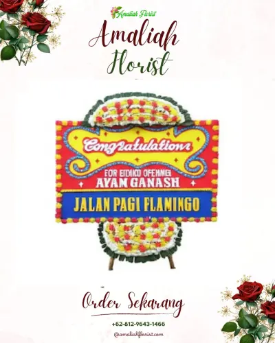 Bunga Papan Congratulation di Mekartanjung